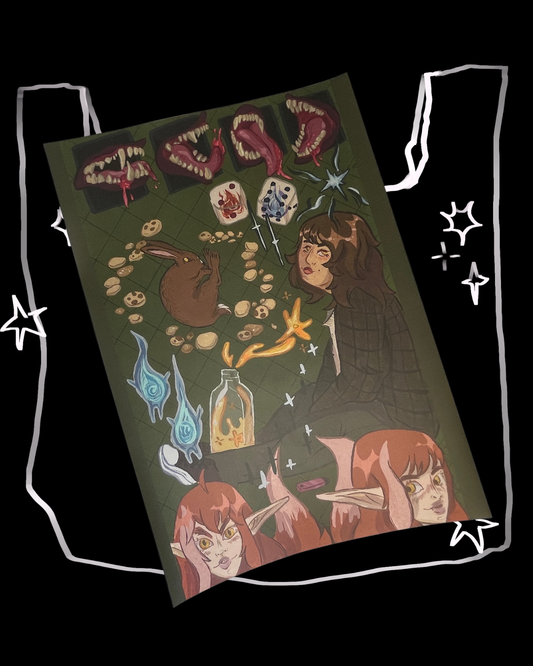 Choking On Will-O'-Wisps Print