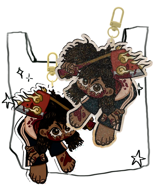 They Will Kxll You Keychain Charm
