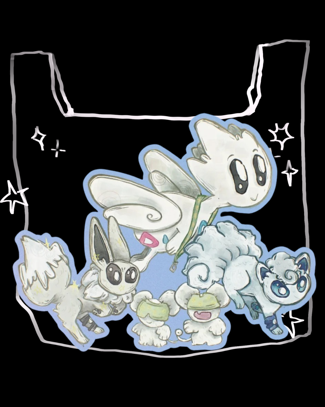 Battle Monsters Disability Pride - White (Invisible / Undiagnosed)