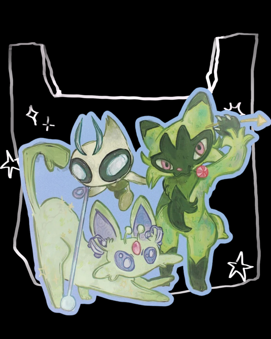 Battle Monsters Disability Pride - Green (Sensory Disabilities)