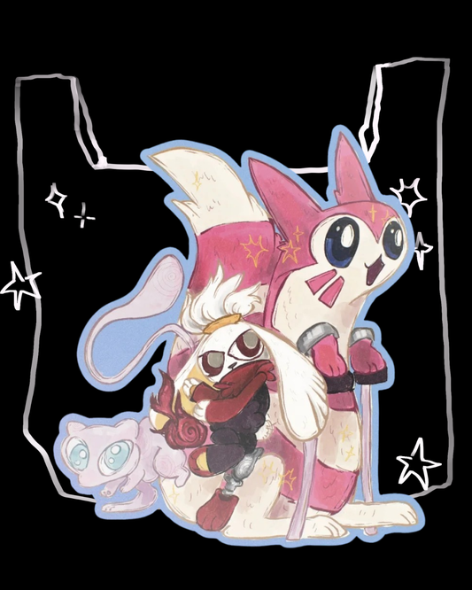 Battle Monster Disability Pride - Red (Physical Disabilities)