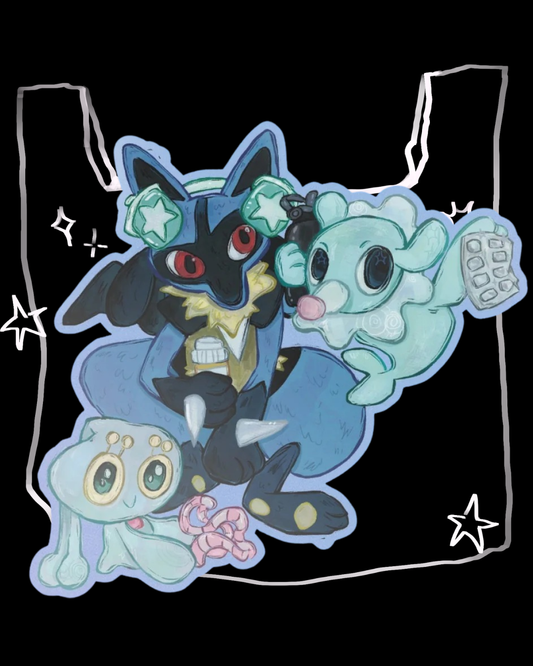 Battle Monsters Disability Pride - Blue (Psychiatric Disabilities)