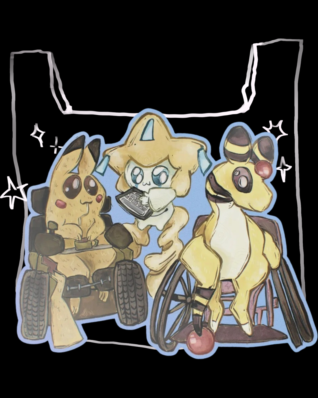 Battle Monsters Disability Pride - Yellow (Cognitive & Intellectual Disabilities)