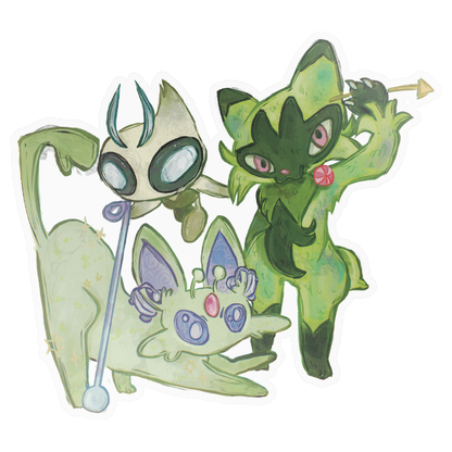 Battle Monsters Disability Pride - Green (Sensory Disabilities)