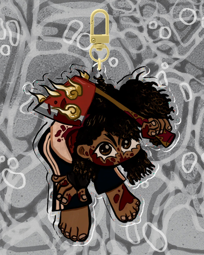 They Will Kxll You Keychain Charm