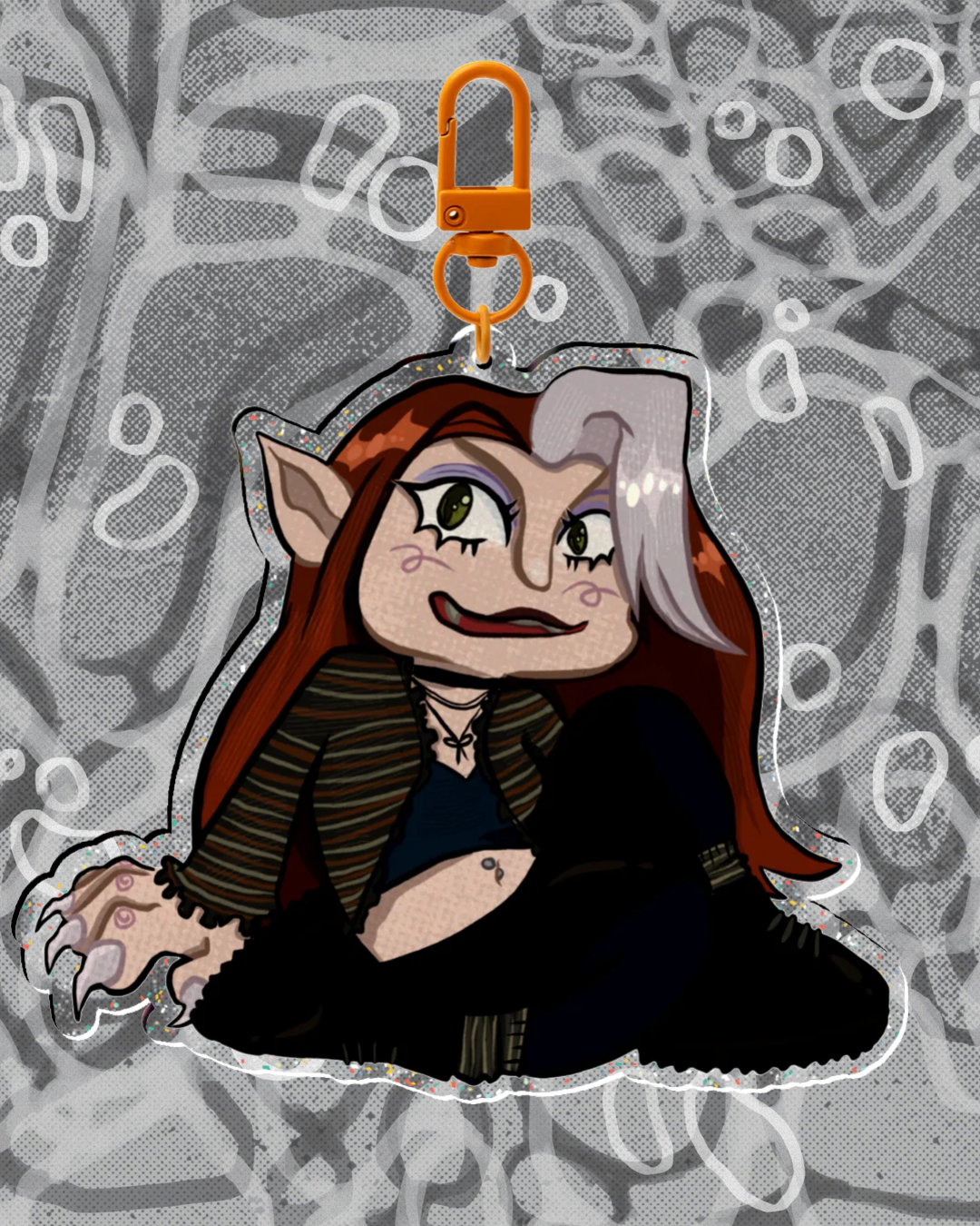 Ginger Snaps Keychain Charm