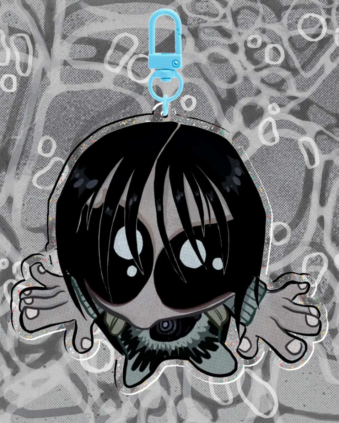 Gonjiam Haunted Asylum Keychain Charm