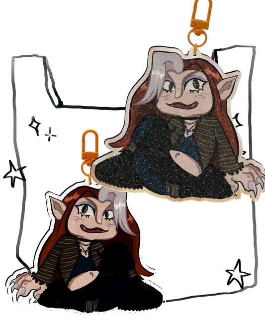Ginger Snaps Keychain Charm