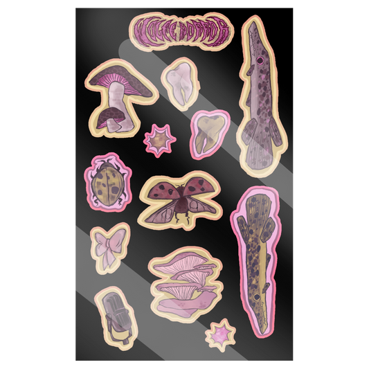 Zine Sticker Sheet