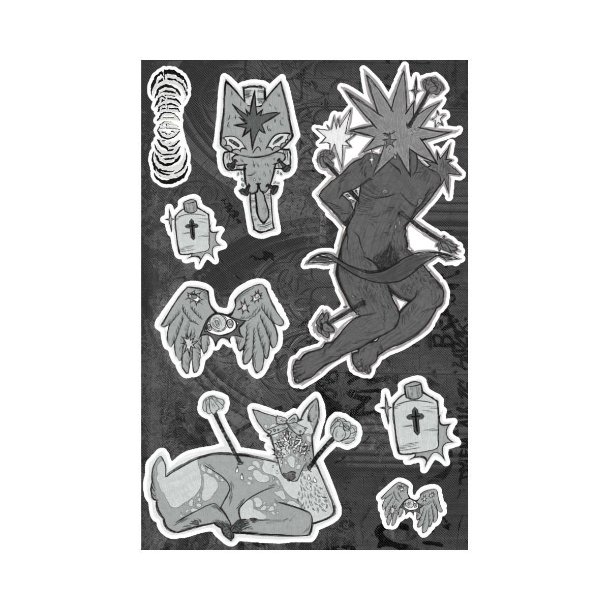 Saint Sebastian Stickers