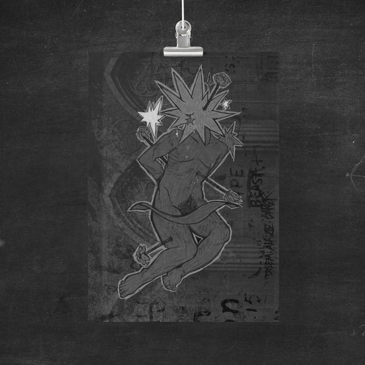 Saint Sebastian Poster - Black and white