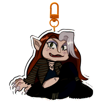 Ginger Snaps Keychain Charm