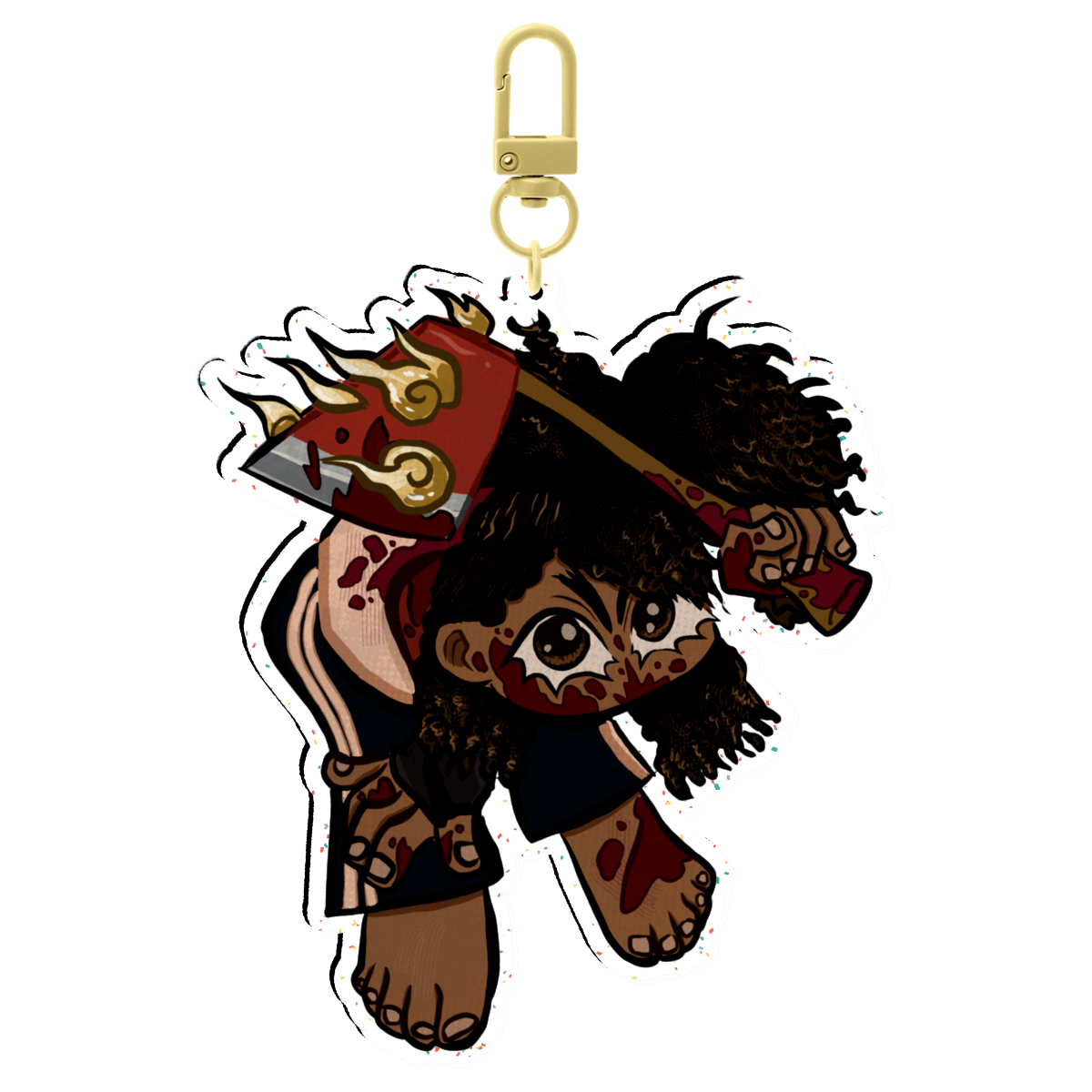 They Will Kxll You Keychain Charm