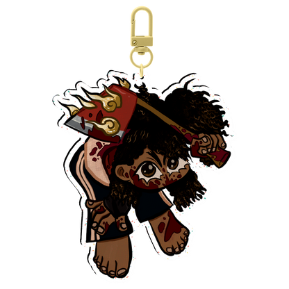 They Will Kxll You Keychain Charm