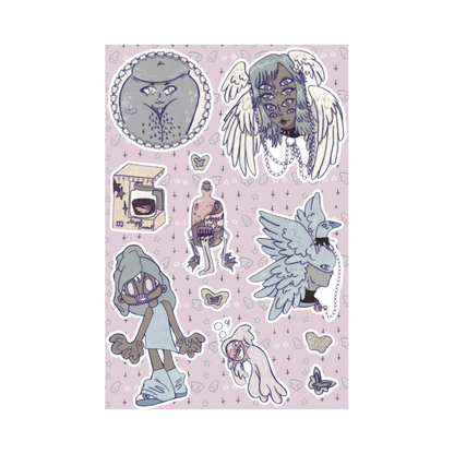 Angel Juice Sticker Sheet