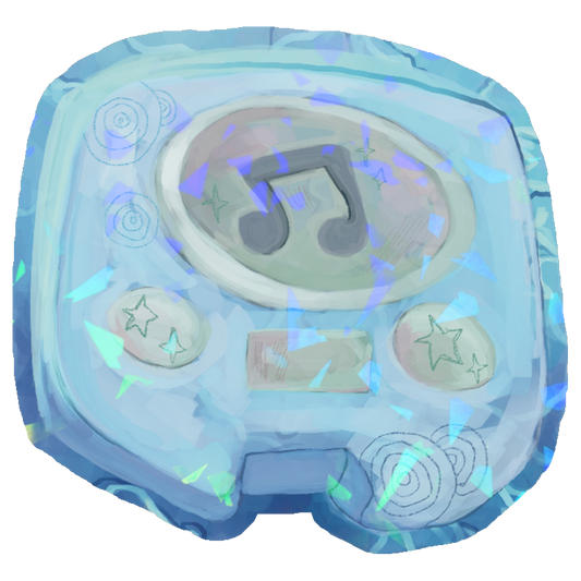 Mp3 Player Sticker - Frutiger Aero Series